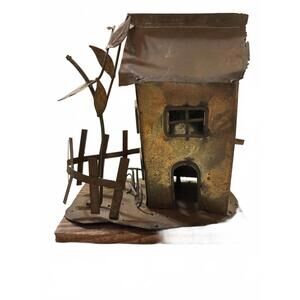 Rustic Artisan Made Metal Sculpture